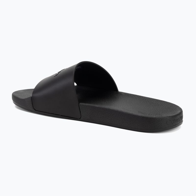 Calvin Klein infradito uomo HM0HM00455 Pool Slide Rubber nero 3