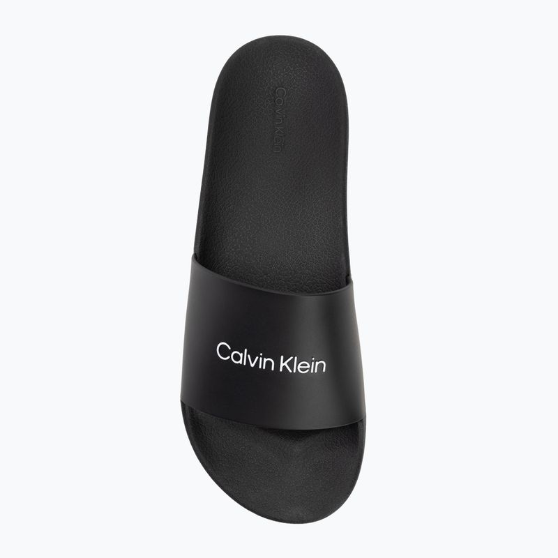 Calvin Klein infradito uomo HM0HM00455 Pool Slide Rubber nero 5