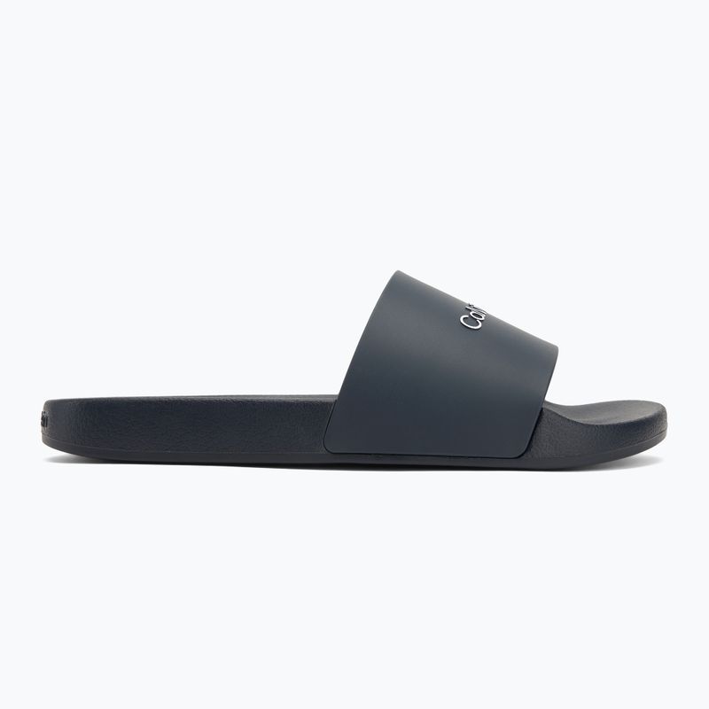 Calvin Klein infradito uomo HM0HM00455 Pool Slide Rubber navy 2