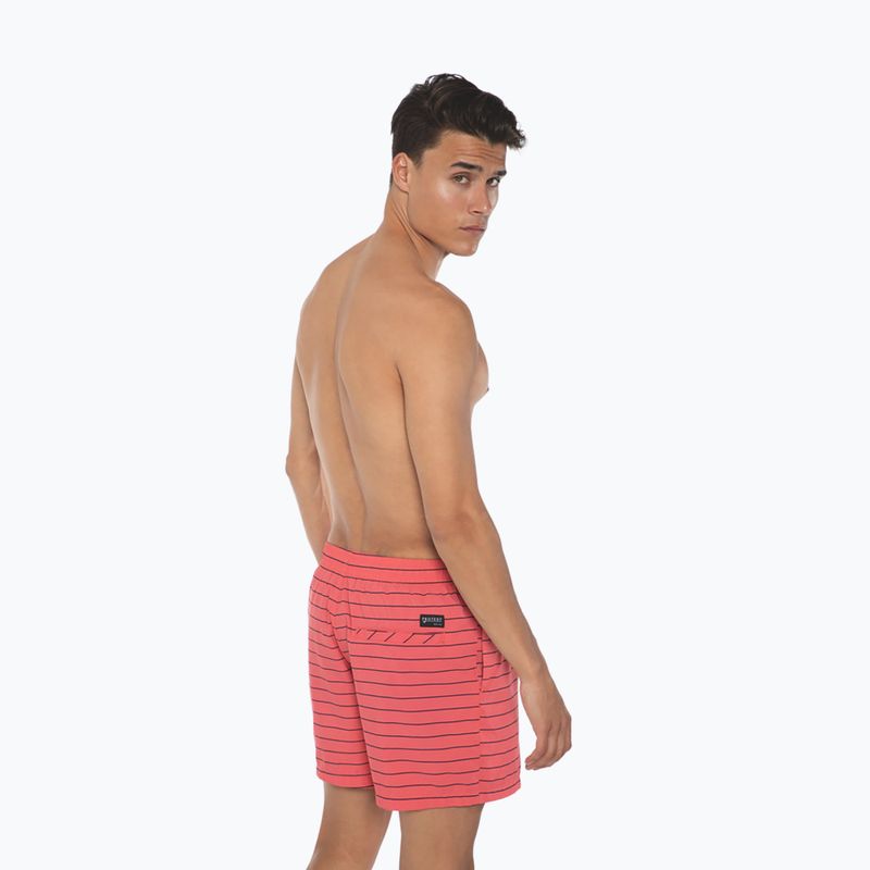 Pantaloncini da bagno Protest Sharif corallo profondo da uomo 4