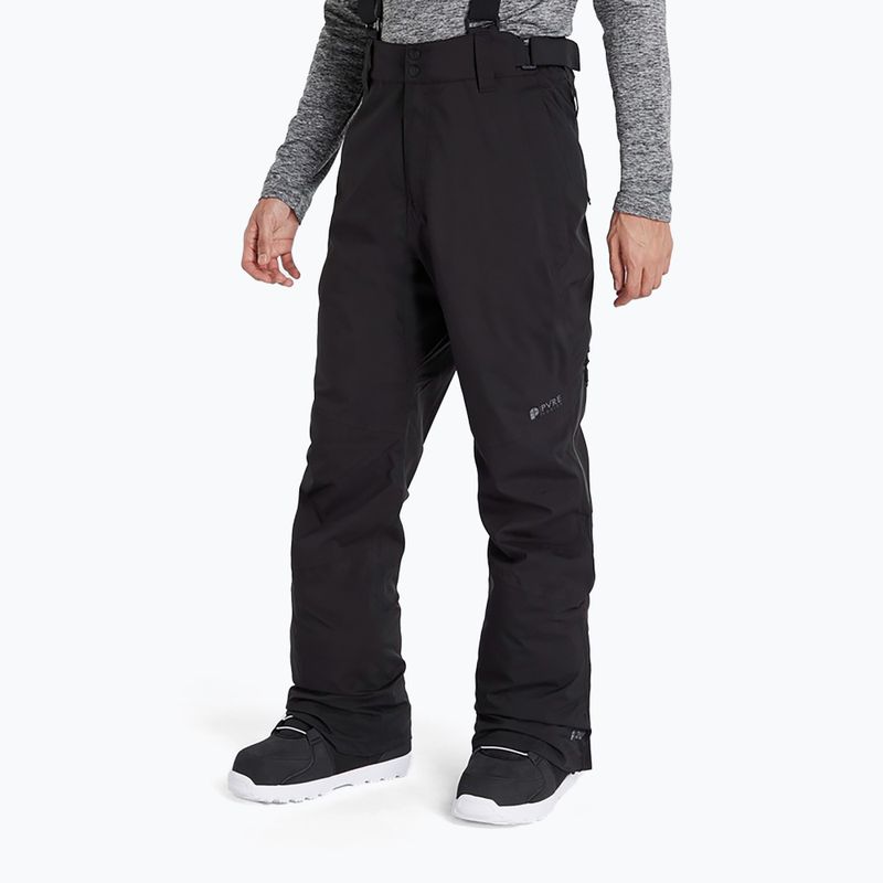 Pantaloni da sci Protest Miikka da uomo nero vero