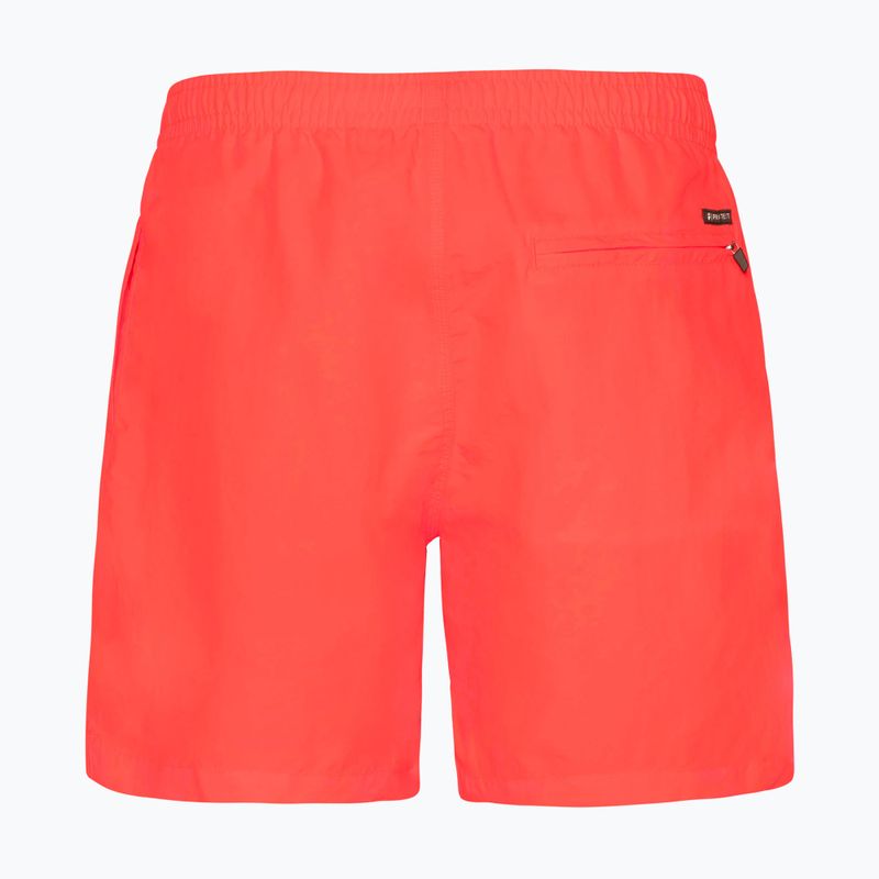 Pantaloncini da bagno Protest Faster da uomo rosa neon 2