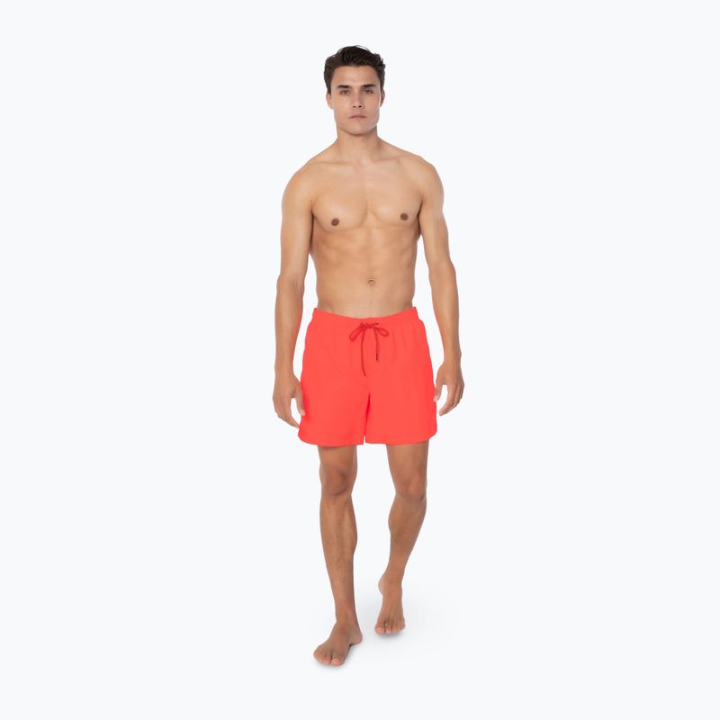 Pantaloncini da bagno Protest Faster da uomo rosa neon 4