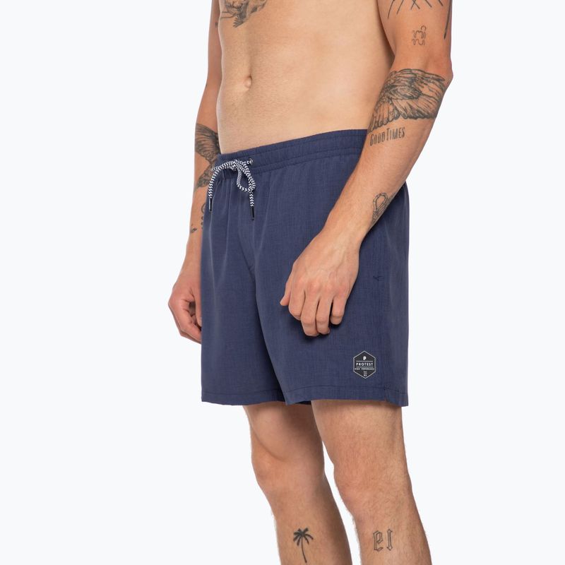 Pantaloncini da bagno Protest Davey ground blu da uomo 6