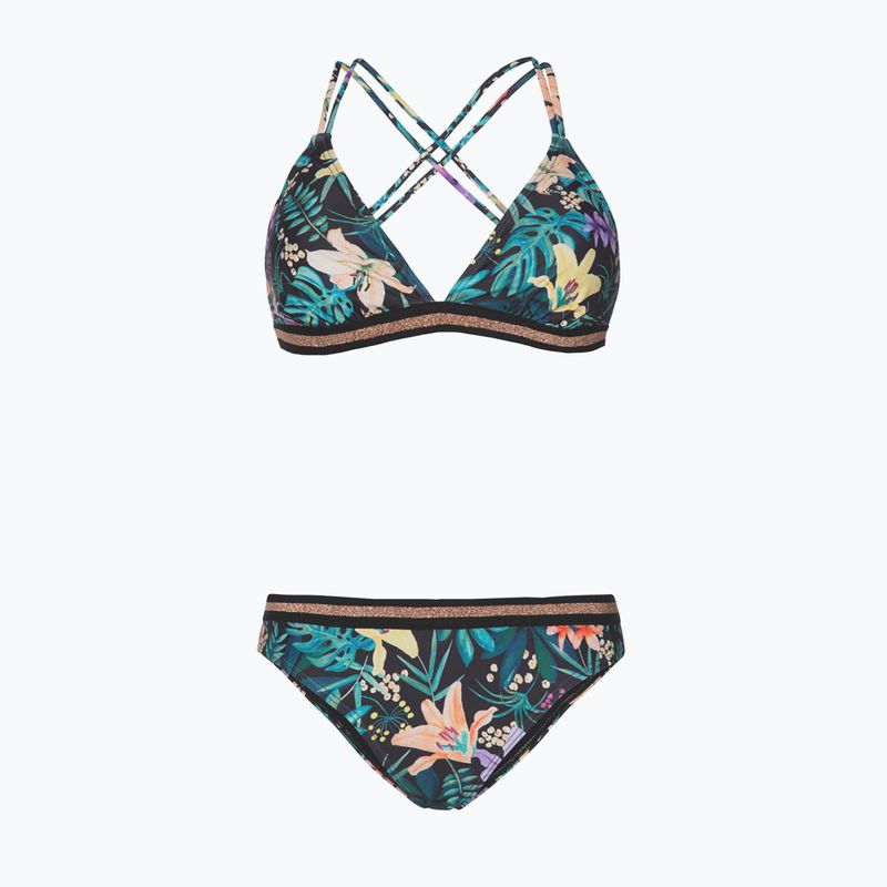 Costume da bagno a due pezzi da donna Protest Prtanzo Triangle nero vero