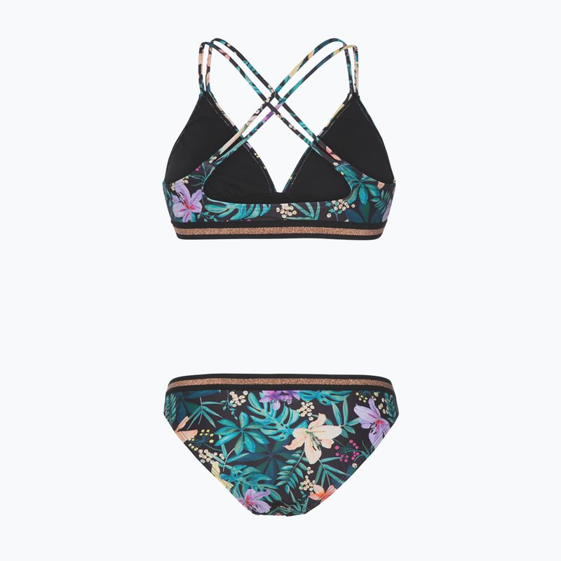 Costume da bagno a due pezzi da donna Protest Prtanzo Triangle nero vero 2