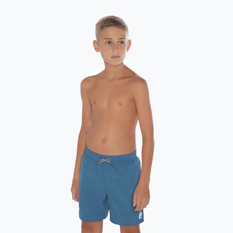 Pantaloncini da bagno Protest Culture da bambino blu medio 3