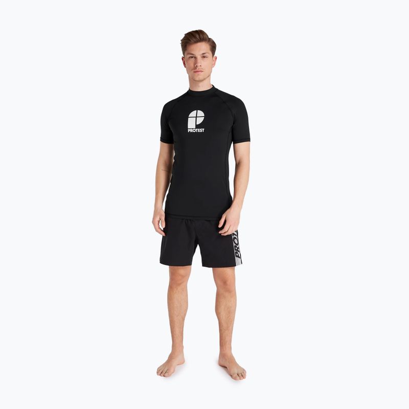 Camicia da bagno Protest Prtcater uomo nero vero 2
