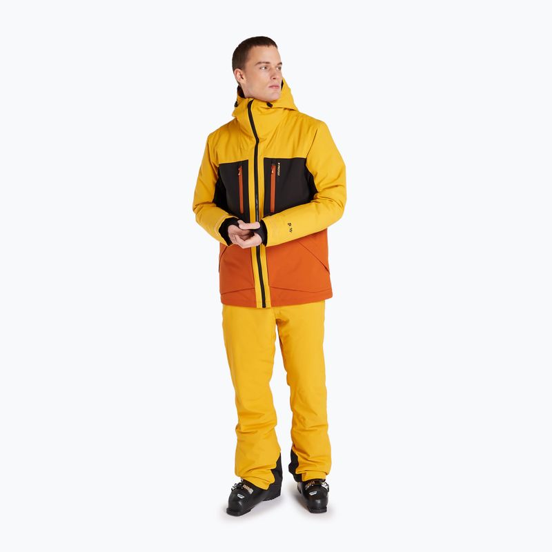 Giacca da sci Protest Prtgooz da uomo giallo scuro 2