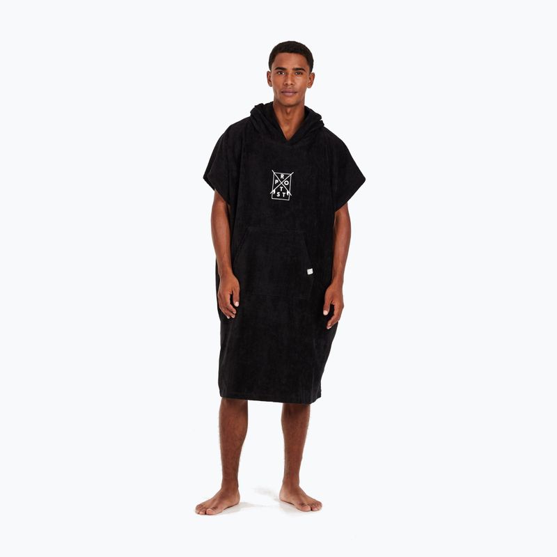 Poncho da uomo Protest Prtpurdey nero vero 4