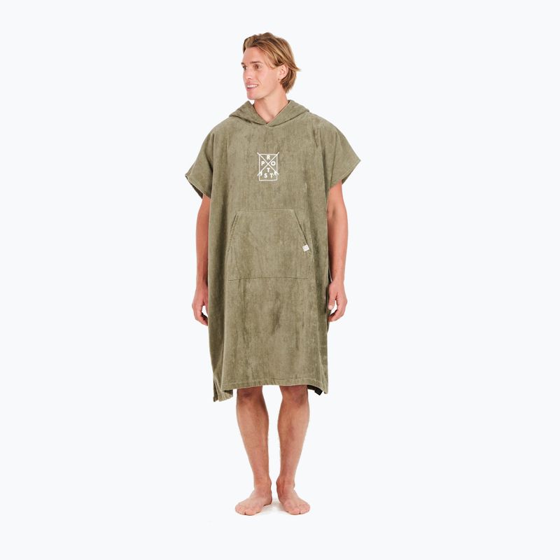 Poncho da uomo Protest Prtpurdey verde carciofo 4