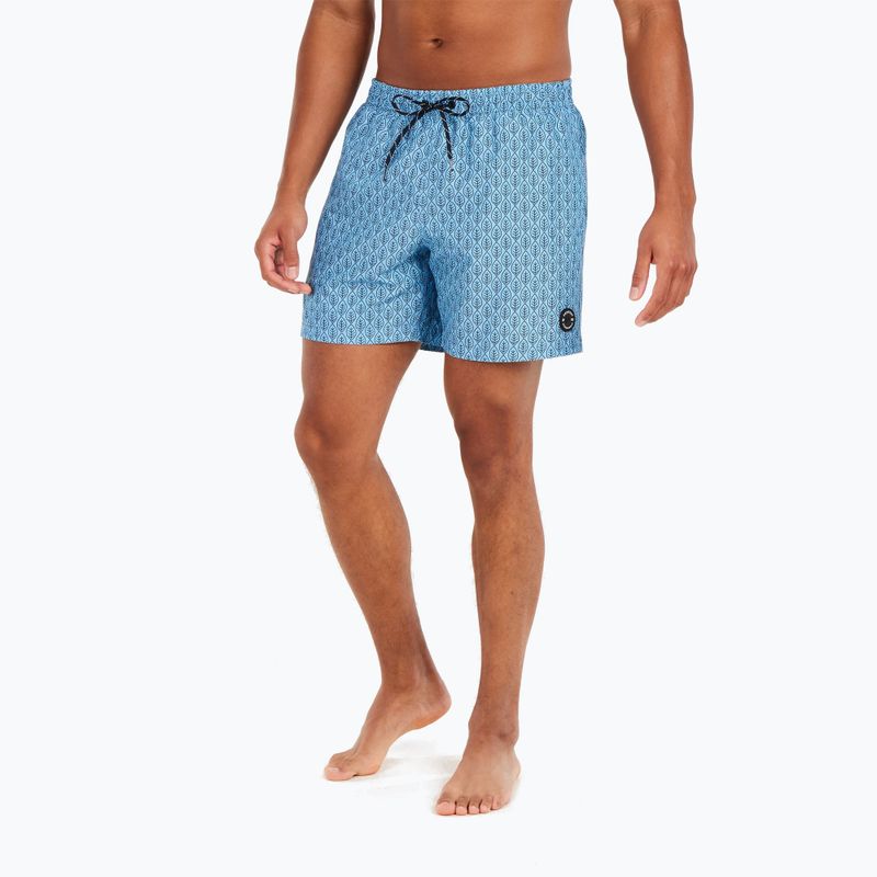 Pantaloncini da bagno Protest Prtezrin blu scuro da uomo 5