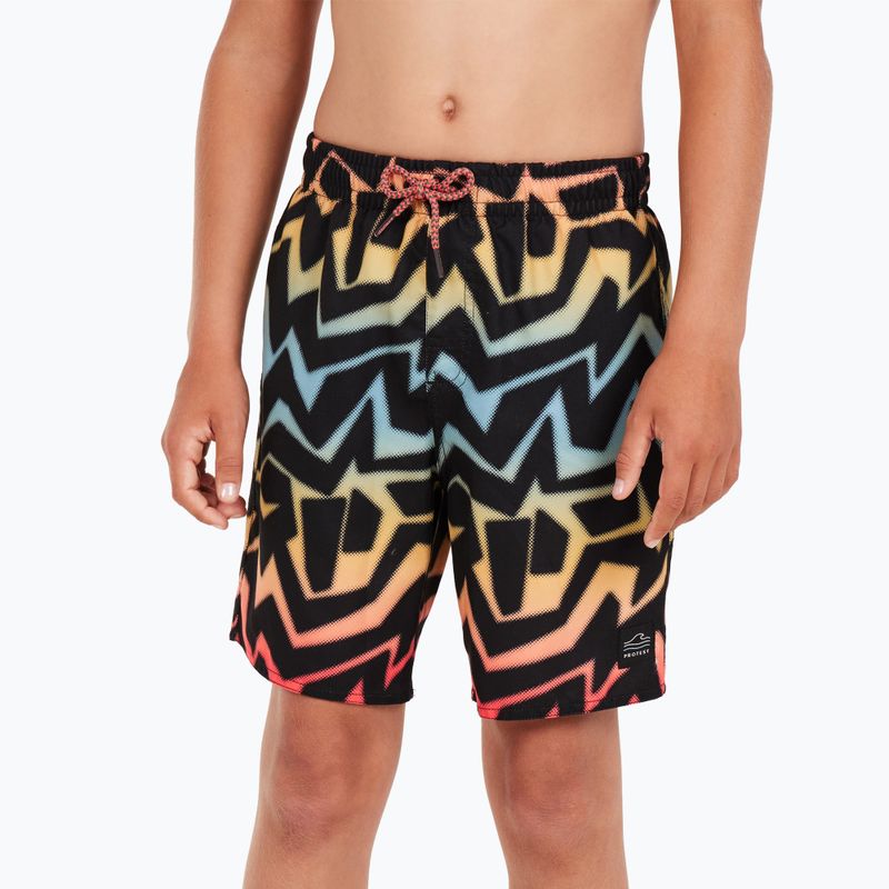Short da bagno da bambino Protest Prtdesert nero vero 3