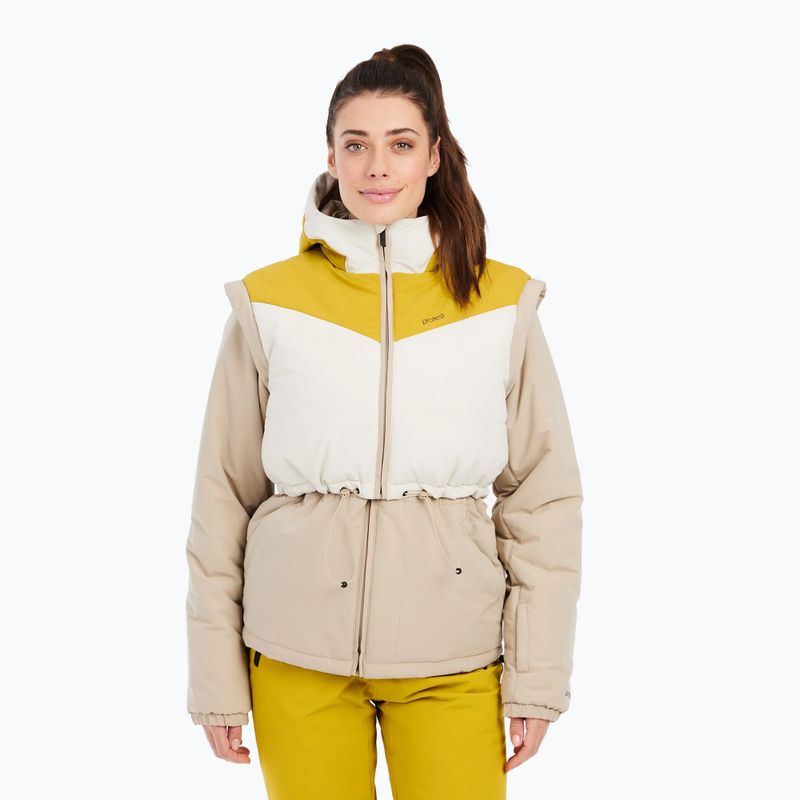 Giacca da snowboard da donna Protest Prtrush verde oliva