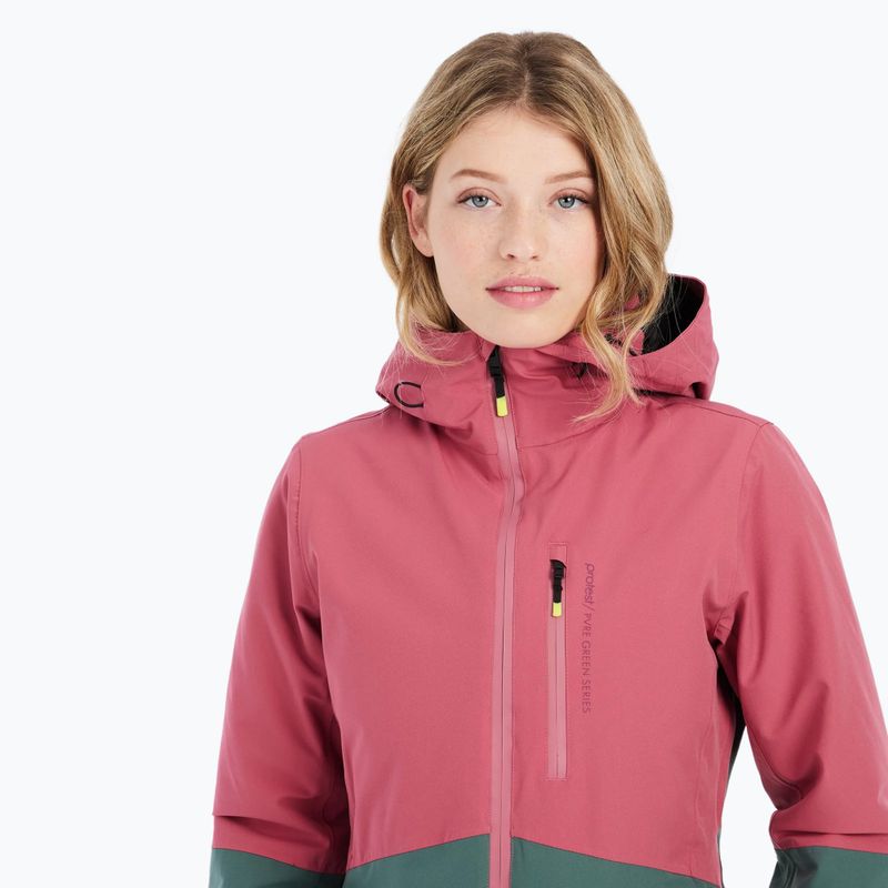 Giacca da snowboard donna Protest Prtdisk rosa polvere 5