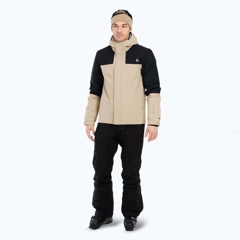 Giacca da snowboard Protest Prtchoose bambù beige da uomo 2