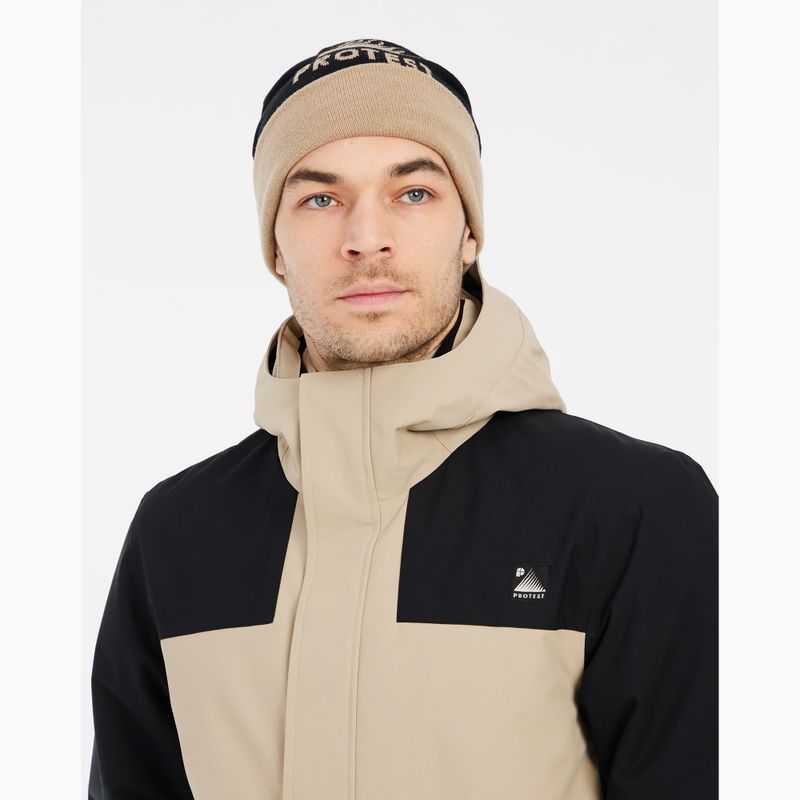 Giacca da snowboard Protest Prtchoose bambù beige da uomo 5