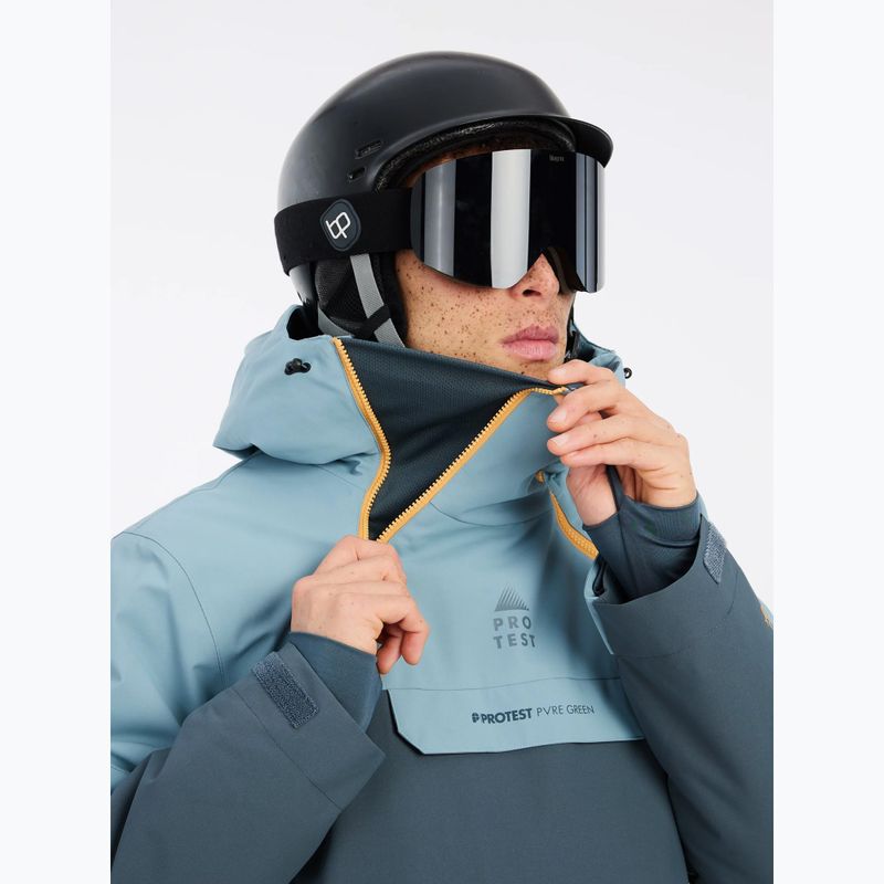 Giacca da snowboard Protest Prtdazzle blu acciaio da uomo 6