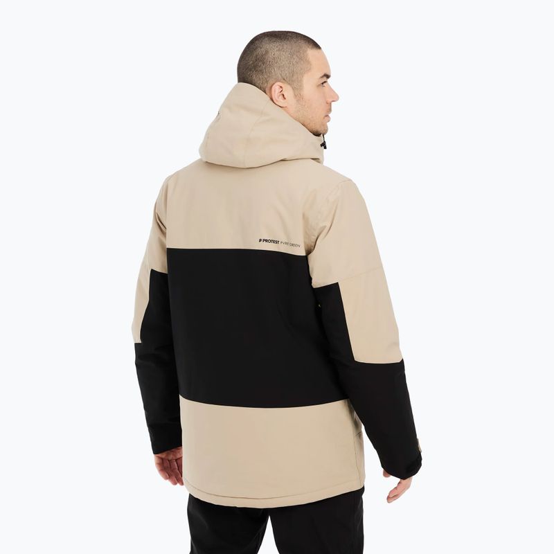 Giacca da snowboard Protest Prtdazzle da uomo bamboobeige 3