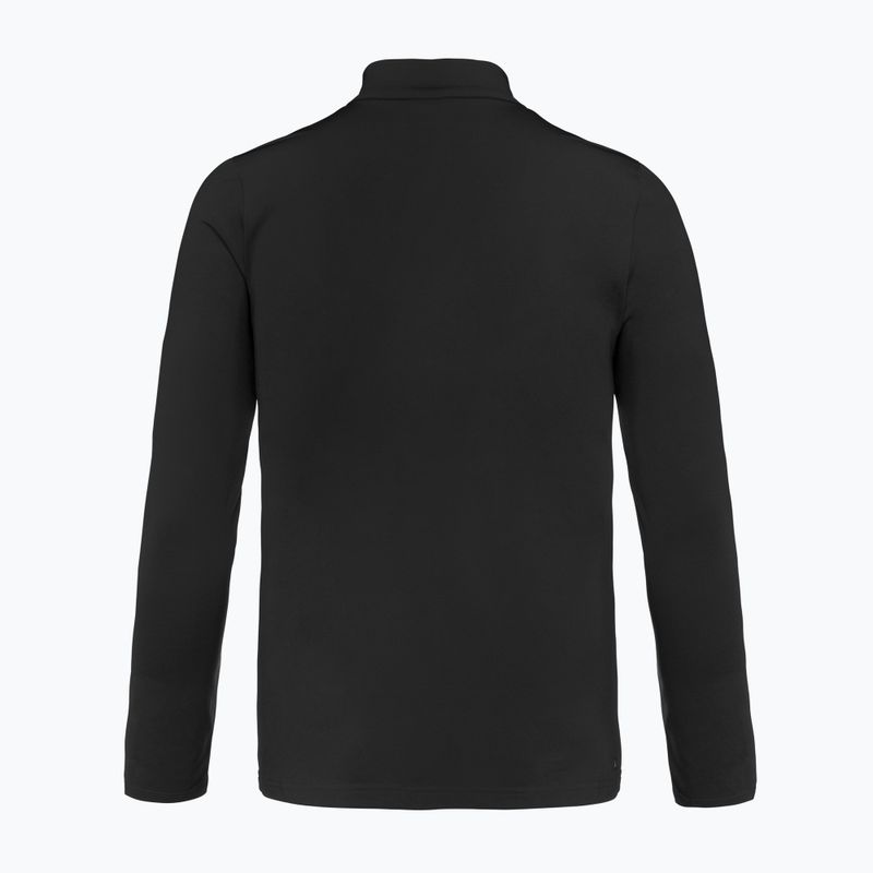 Felpa da uomo Protest Rewill 1/4 Zip Active true black 2