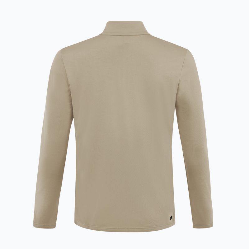 Felpa uomo Protest Rewill 1/4 Zip Active bamboo beige 2
