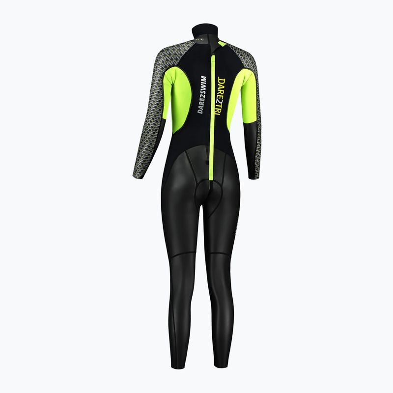 Muta da triathlon Dare2Tri Dare2Swim 2.0 da donna, nero 2