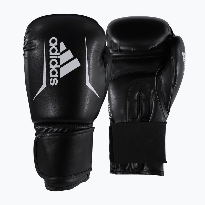 adidas Performance Boxing Set sacco + guantoni + benda bianco e nero ADIBAC11KIT-EUN 4