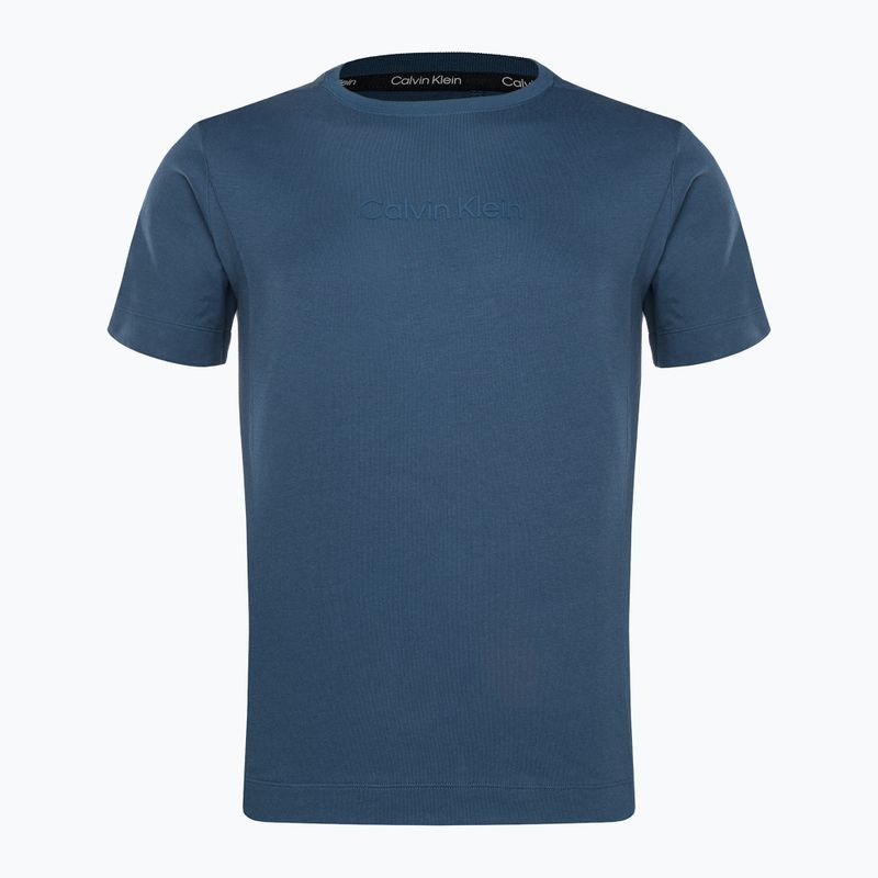 T-shirt Calvin Klein uomo blu pastello 5