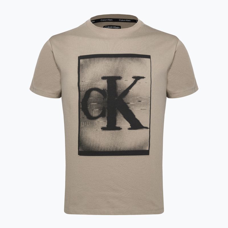 T-shirt invernale in lino Calvin Klein da uomo 5