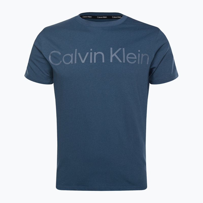 T-shirt Calvin Klein uomo blu pastello 5