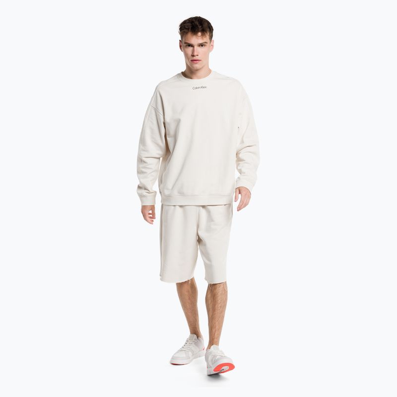 Felpa Calvin Klein Pullover da uomo in gesso 2