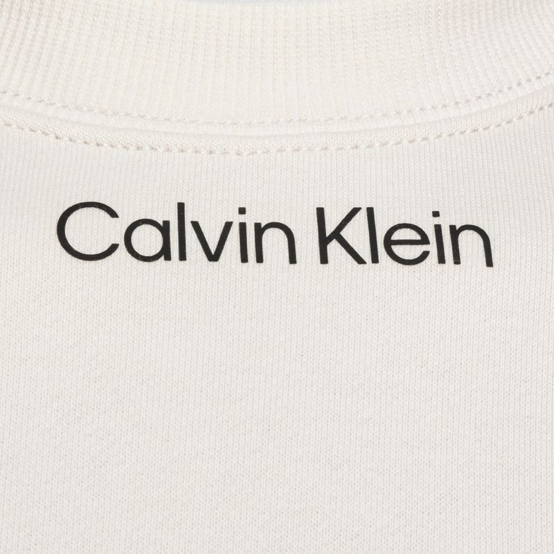Felpa Calvin Klein Pullover da uomo in gesso 7