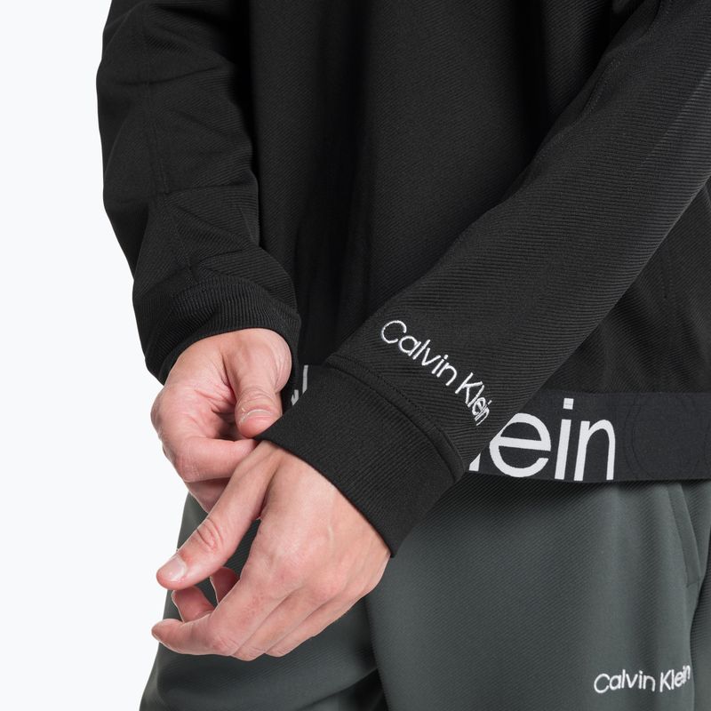 Felpa Calvin Klein Pullover uomo nero beauty 5