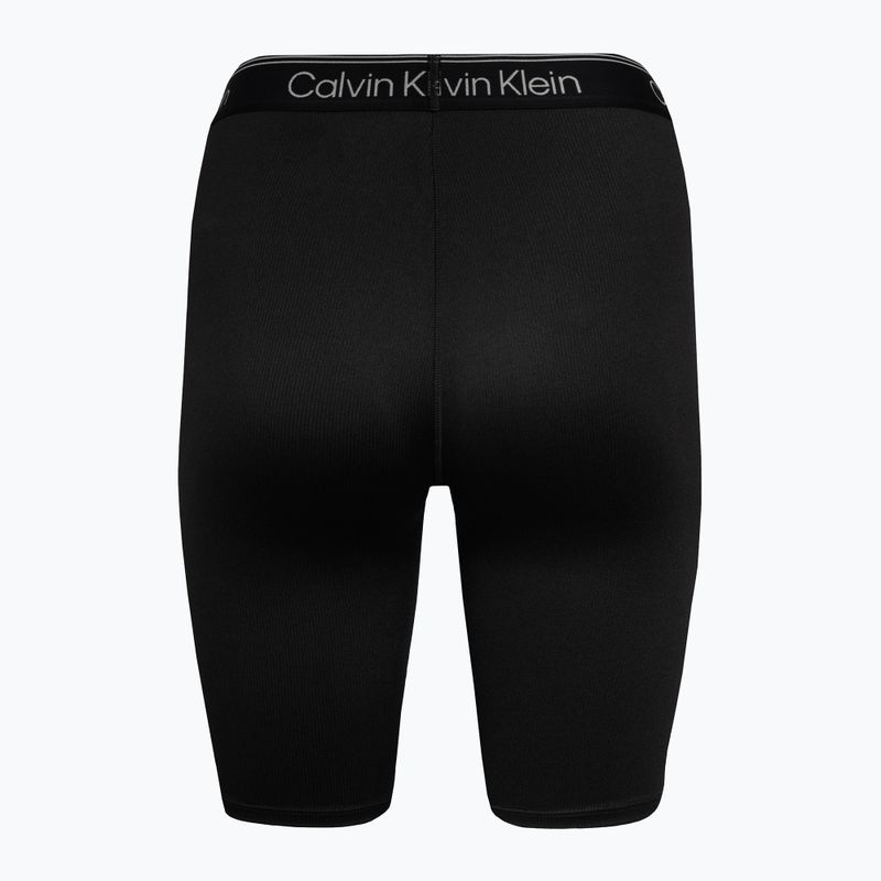 Pantaloncini da allenamento Calvin Klein Knit da donna, nero 6
