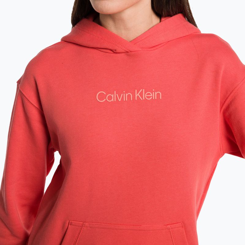 Felpa con cappuccio Calvin Klein Donna cool melon 4