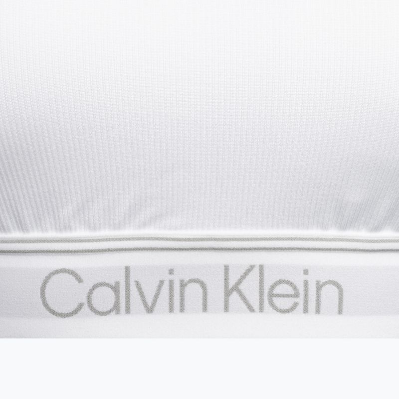 Reggiseno fitness Calvin Klein Medium Support bianco brillante 7