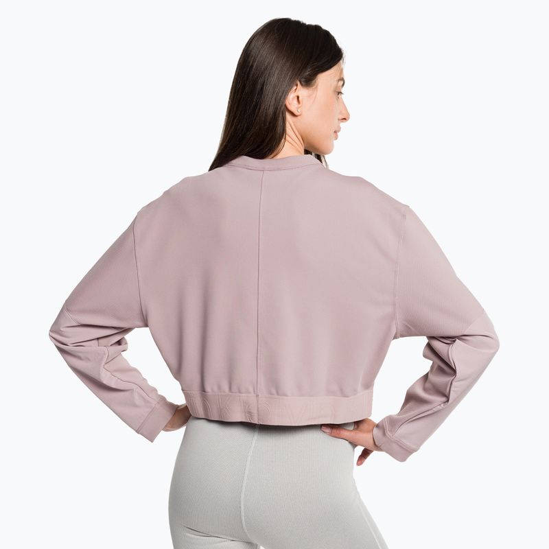 Felpa da donna Calvin Klein Pullover grigio rosa 3