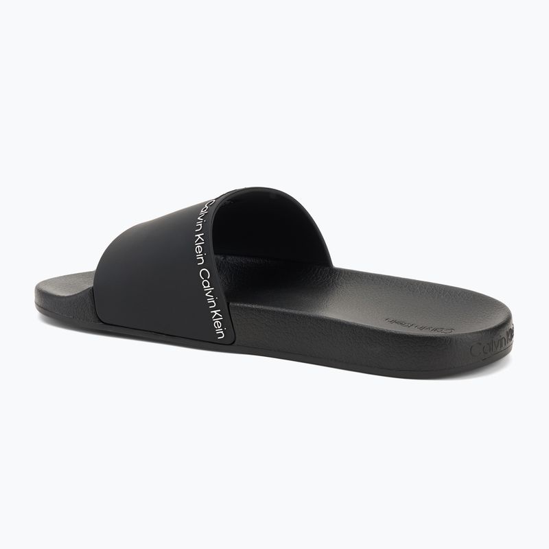 Calvin Klein infradito uomo HM0HM00981 Pool Slide Rubber nero 3