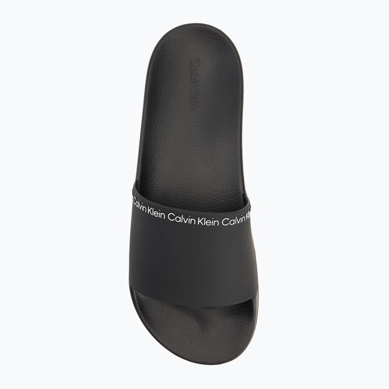 Calvin Klein infradito uomo HM0HM00981 Pool Slide Rubber nero 5