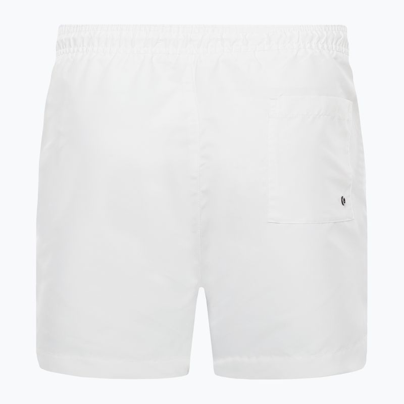 Pantaloncini da bagno Calvin Klein Medium con coulisse da uomo, bianco 2