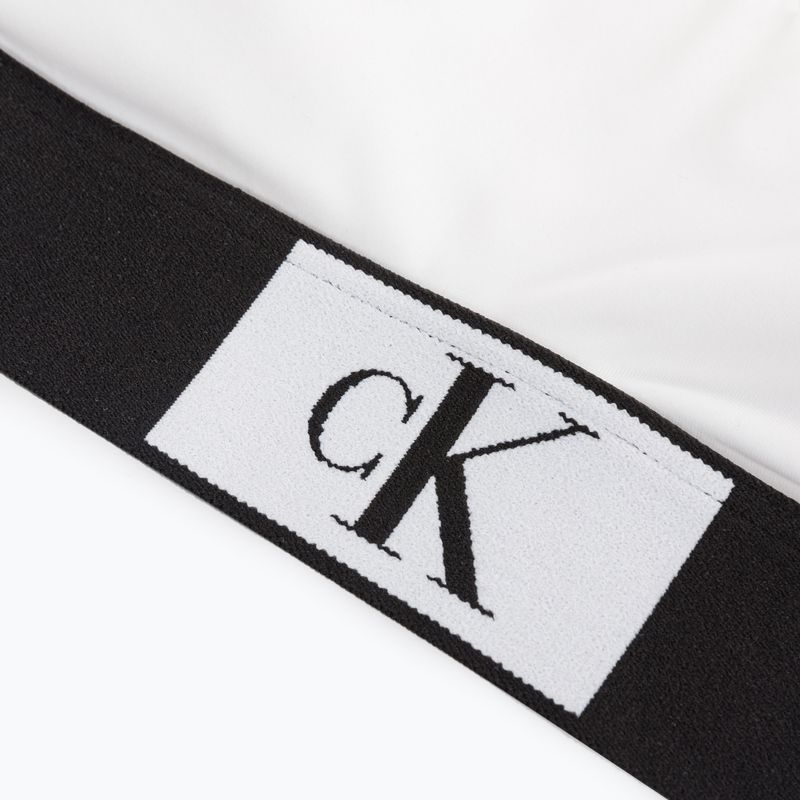Calvin Klein Bralette-Rp top costume da bagno bianco 3