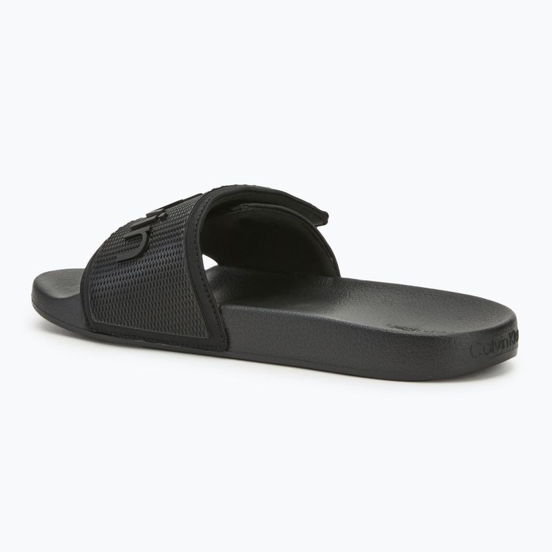 Calvin Klein infradito uomo HM0HM01437 Adj Pool Slide TPU nero 3