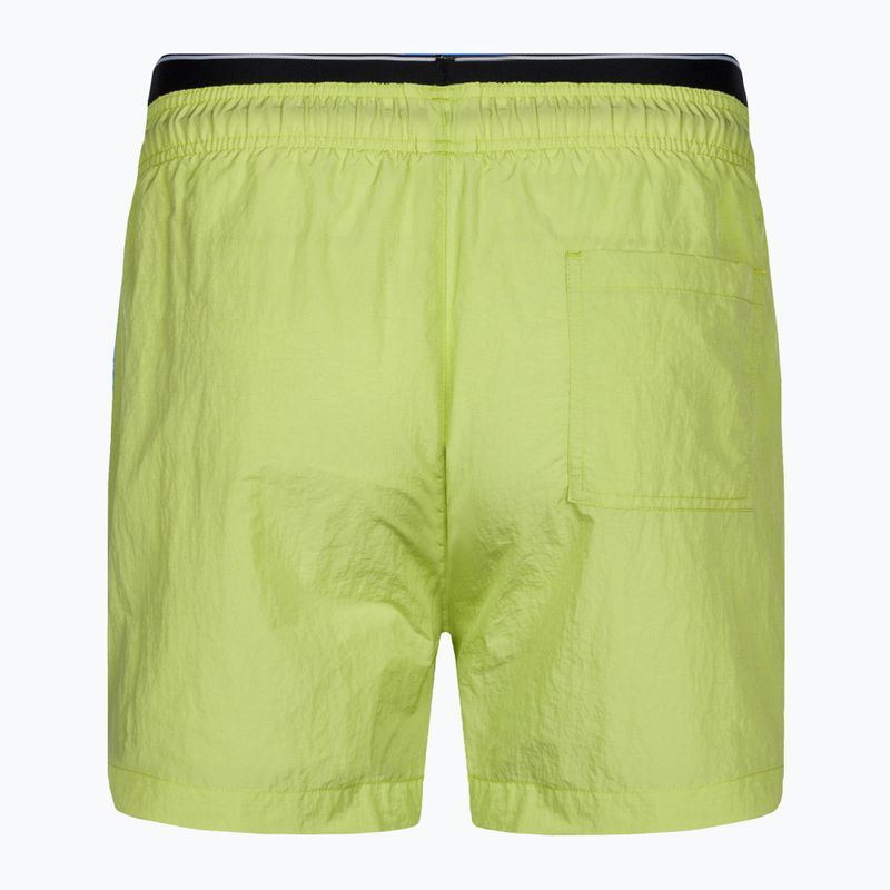 Pantaloncini da bagno Calvin Klein Medium Double WB sharp verde da uomo 2