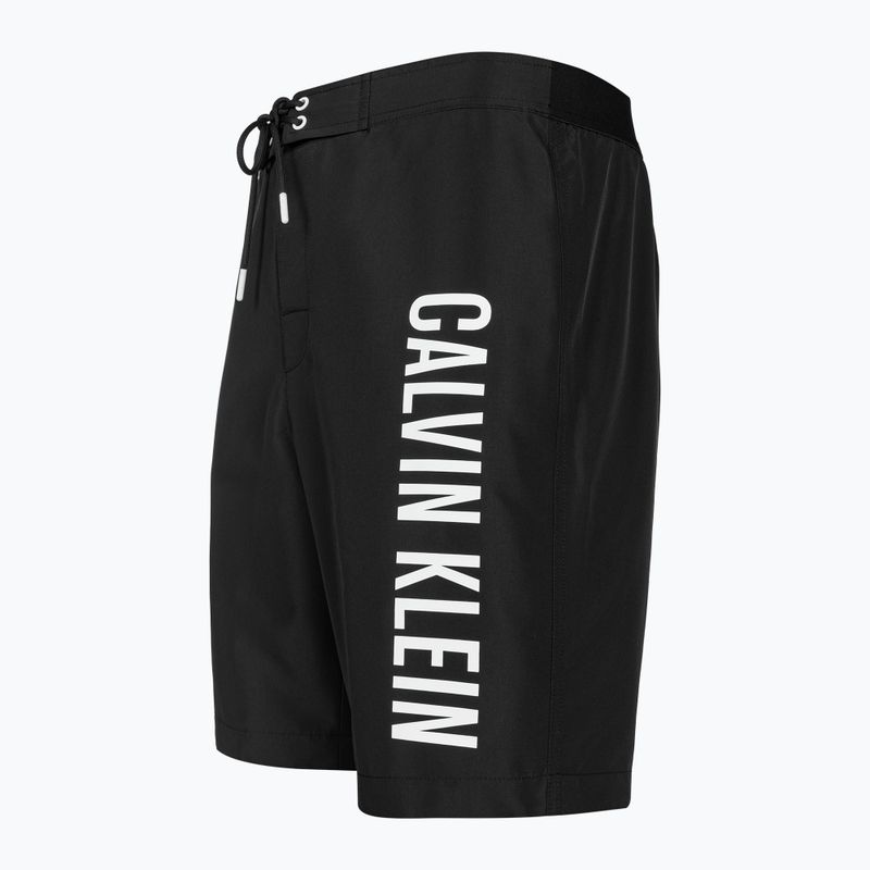 Pantaloncini da bagno Calvin Klein da uomo, nero 3