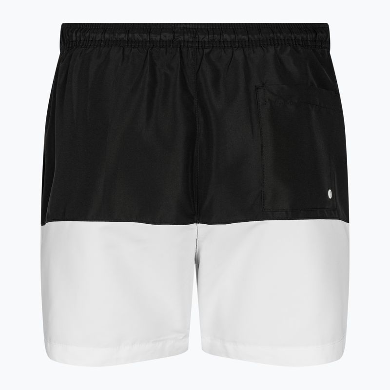 Pantaloncini da bagno Calvin Klein Medium Drawstring-Block da uomo, nero 2