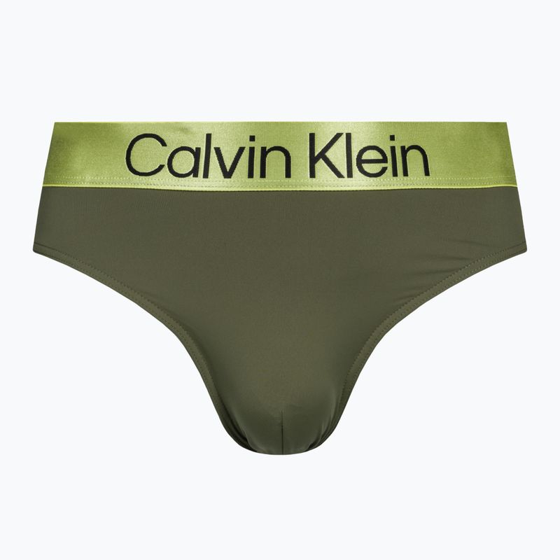 Slip da bagno Calvin Klein Brief uomo verde