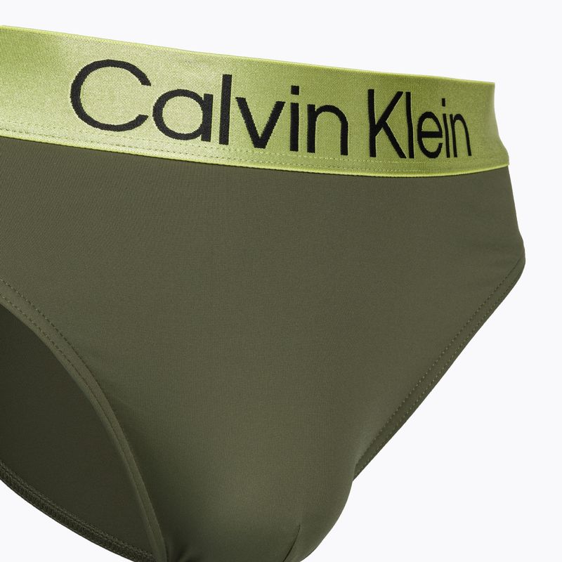 Slip da bagno Calvin Klein Brief uomo verde 3