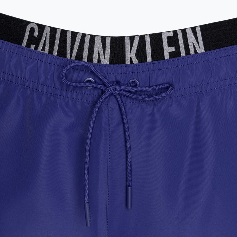 Pantaloncini da bagno Calvin Klein Medium Double WB da uomo laguna di mezzanotte 3