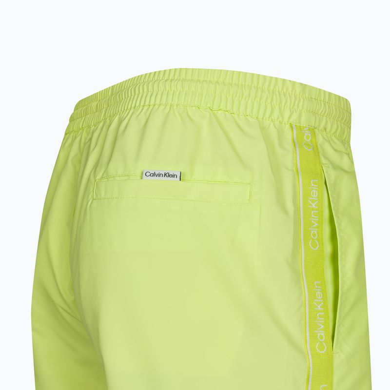 Pantaloncini da bagno con coulisse Calvin Klein Medium Uomo sunny lime 4