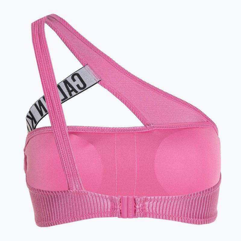 Calvin Klein costume da bagno top Bralette monospalla-RP rosa acceso 2